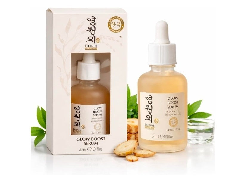Eternité Pure Beauty Glow Boost Hydrating Face Serum Moisturiser Vit C 30ml